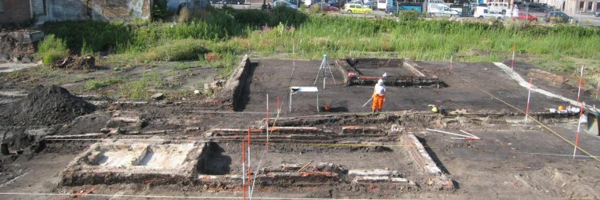 Foto van locatie met archeologisch onderzoek Borgmanschool